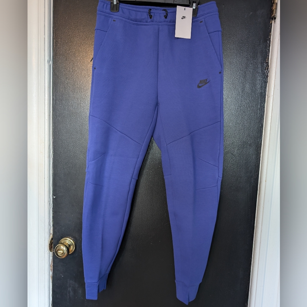 Nike Tech Joggers Sweatpants Men's BNWT Blue Jogger Pants